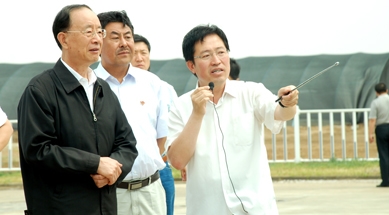 原中共中央書記處書記、中紀(jì)委副書記何勇視察我公司